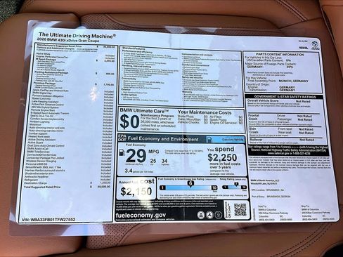 New 2026 BMW 430i xDrive w/ M Sport Package image 19