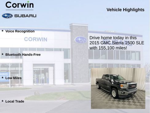 Used 2015 GMC Sierra 1500 SLE w/ SLE Value Package AWD/4WD image 6