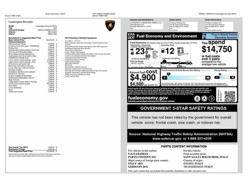 Used 2024 Lamborghini Revuelto AWD/4WD image 2