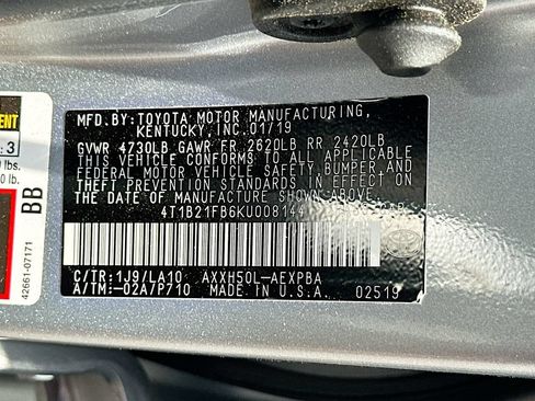 Used 2019 Toyota Avalon Limited w/ Advanced Safety Package FWD image 27