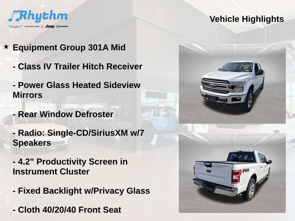 Used 2018 Ford F150 XLT w/ Equipment Group 301A Mid AWD/4WD image 5