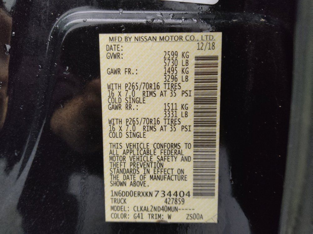 Used 2019 Nissan Frontier SV RWD image 33