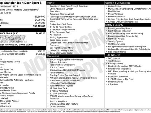 Used 2024 Jeep Wrangler Unlimited w/ Convenience Group AWD/4WD image 4