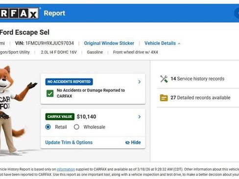 Used 2018 Ford Escape SEL w/ Canadian Touring Package image 5