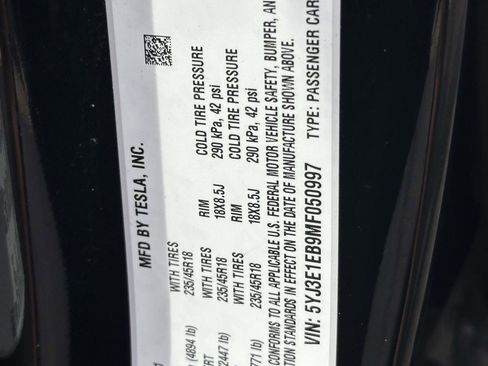 Used 2021 Tesla Model 3 Long Range image 15