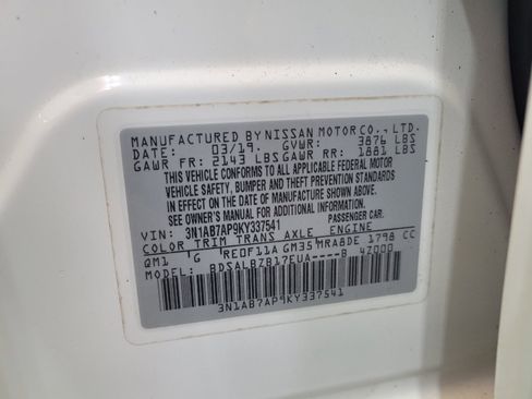 Used 2019 Nissan Sentra S FWD image 33