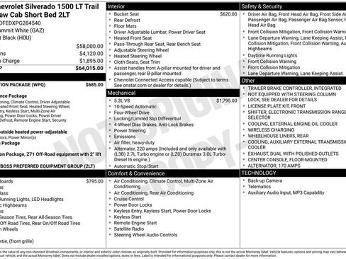 Used 2023 Chevrolet Silverado 1500 LT Trail Boss w/ Protection Package image 9