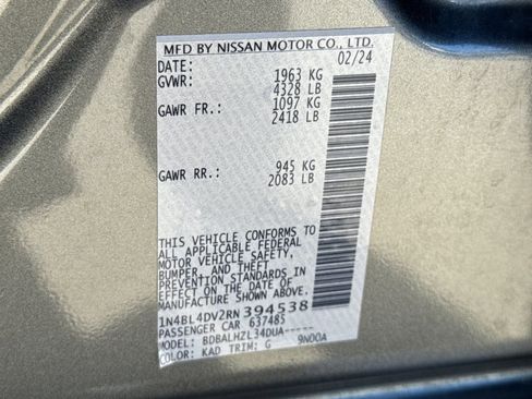 Used 2024 Nissan Altima 2.5 SV image 22