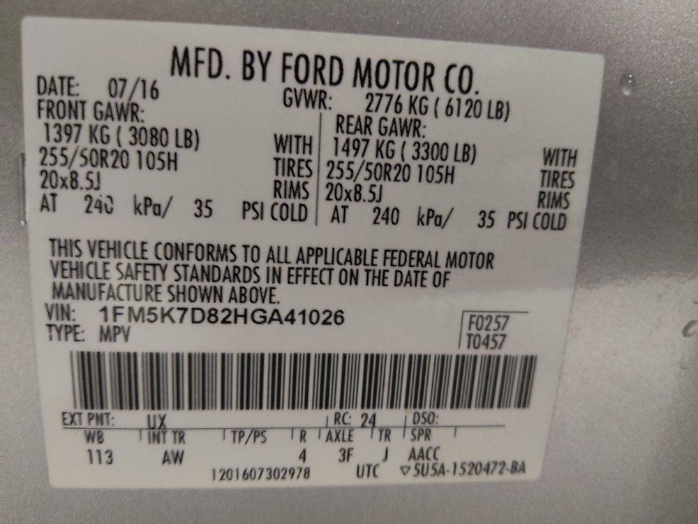 Used 2017 Ford Explorer XLT w/ Equipment Group 202A FWD image 33
