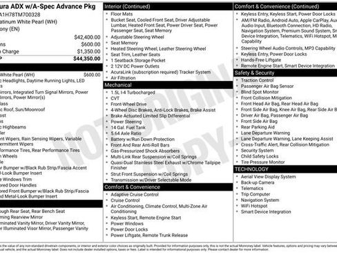 Used 2026 Acura ADX A-Spec w/ Advance Package FWD image 36