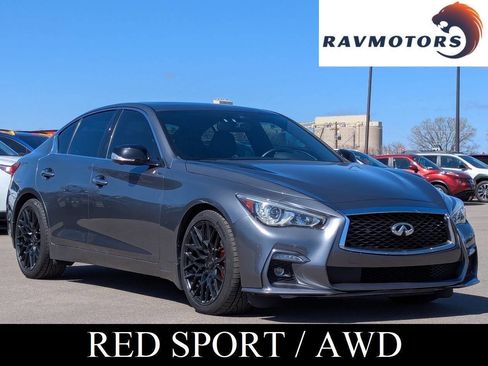 Used 2019 INFINITI Q50 Red Sport 400 w/ Proactive Package image 1