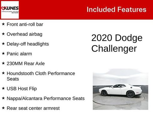 Used 2020 Dodge Challenger R/T w/ Plus Package RWD image 4