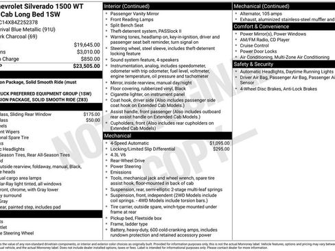 Used 2004 Chevrolet Silverado 1500 W/T RWD image 8