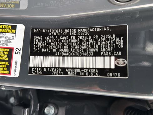 New 2026 Toyota Camry SE FWD image 34