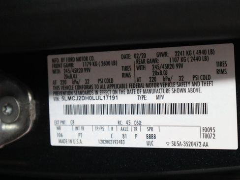 Used 2020 Lincoln Corsair Reserve w/ Equipment Group 202A image 40