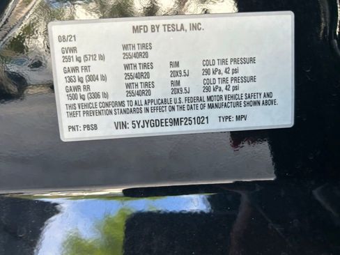 Used 2021 Tesla Model Y Long Range AWD/4WD image 49