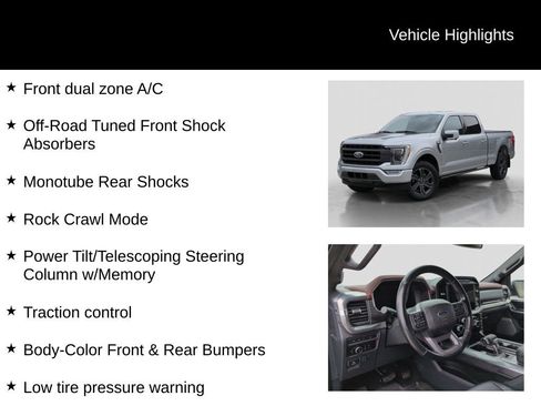 Certified 2023 Ford F150 Lariat w/ Equipment Group 502A High AWD/4WD image 31