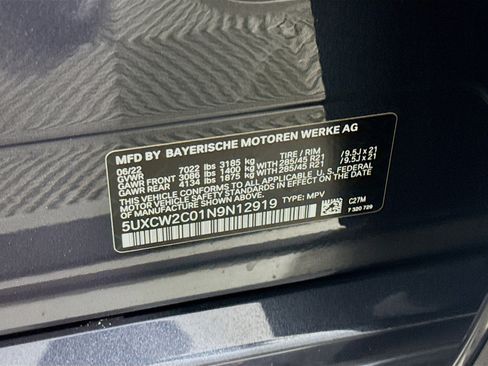 Used 2022 BMW X7 xDrive40i w/ Parking Assistance Package image 40