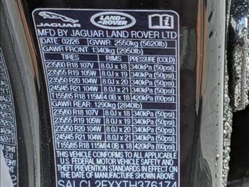 New 2026 Land Rover Discovery Sport Landmark AWD/4WD image 17