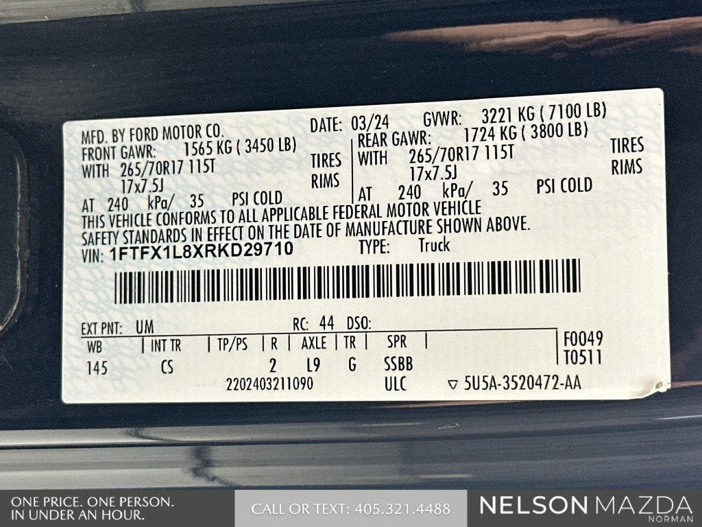 Used 2024 Ford F150 XL w/ Tow/Haul Package AWD/4WD image 31