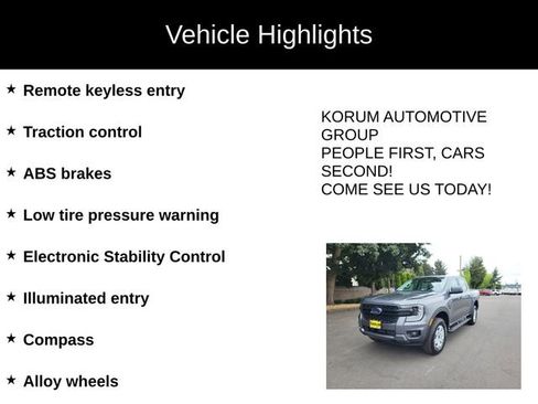 New 2025 Ford Ranger XL w/ Trailer Tow Package image 4