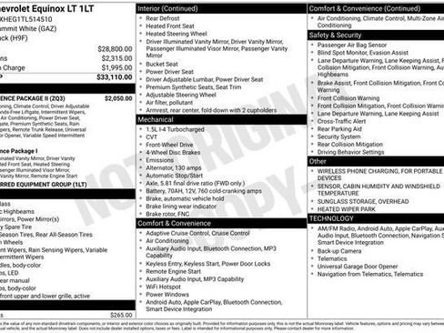 New 2026 Chevrolet Equinox LT w/ Convenience Package II FWD image 2