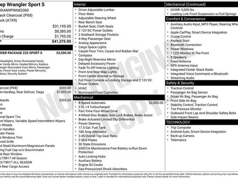 Used 2023 Jeep Wrangler Sport S image 15