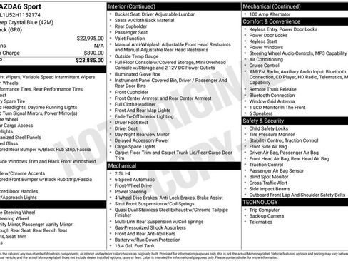 Used 2017 MAZDA MAZDA6 Sport image 27