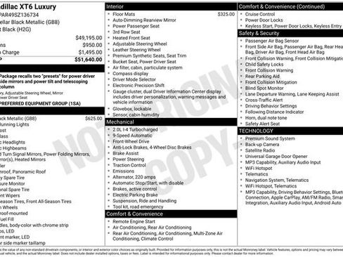 Certified 2025 Cadillac XT6 Luxury FWD image 4