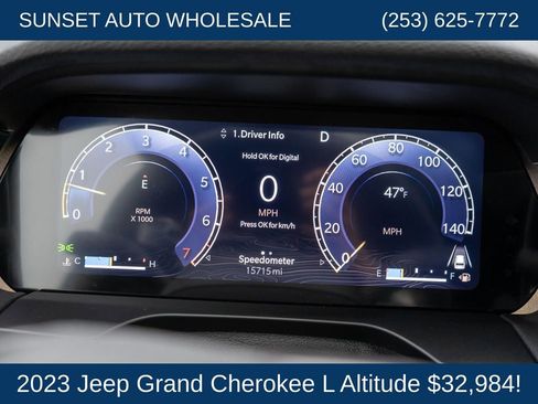 Used 2023 Jeep Grand Cherokee L Altitude image 94