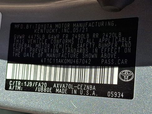 Used 2021 Toyota Camry LE FWD image 25