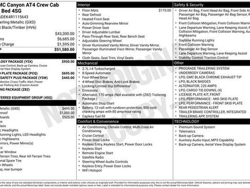 Used 2024 GMC Canyon AT4 w/ Technology Package AWD/4WD image 41