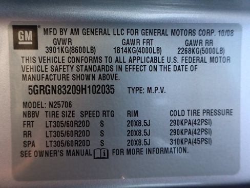 Used 2009 HUMMER H2 Luxury AWD/4WD image 43