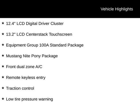 New 2026 Ford Mustang Coupe w/ Mustang Nite Pony Package image 5