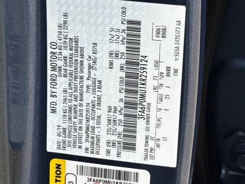 Used 2019 Ford Fusion SEL image 29