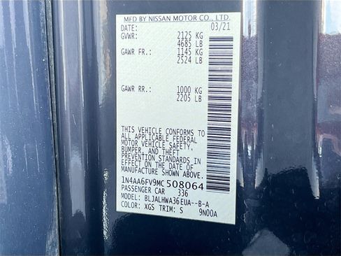 Used 2021 Nissan Maxima Platinum w/ 40th Anniversary Package image 35