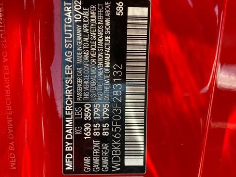 Used 2003 Mercedes-Benz SLK 320 image 22