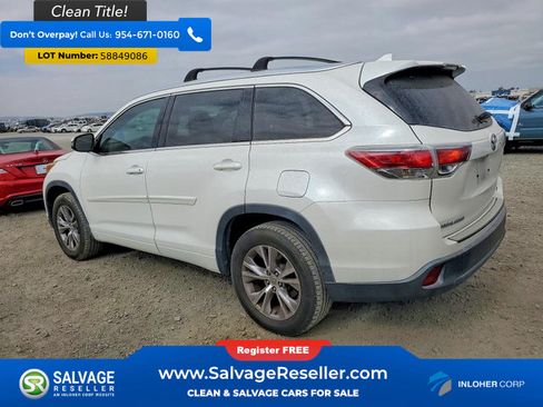 Used 2015 Toyota Highlander XLE FWD image 3