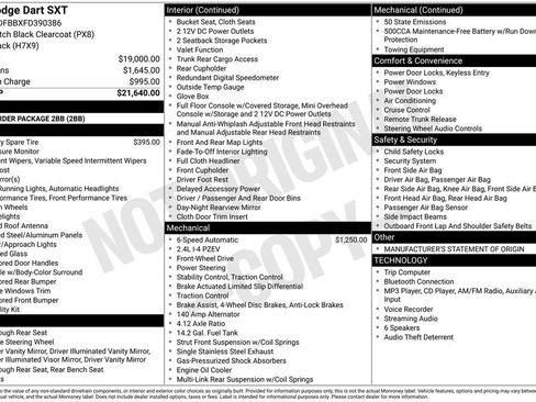 Used 2015 Dodge Dart SXT FWD image 7