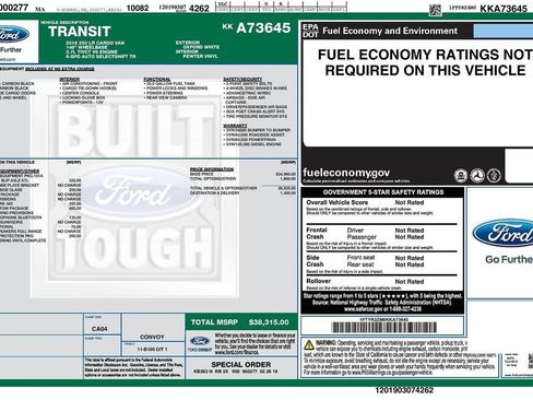 Used 2019 Ford Transit 250 148 Low Roof RWD image 35