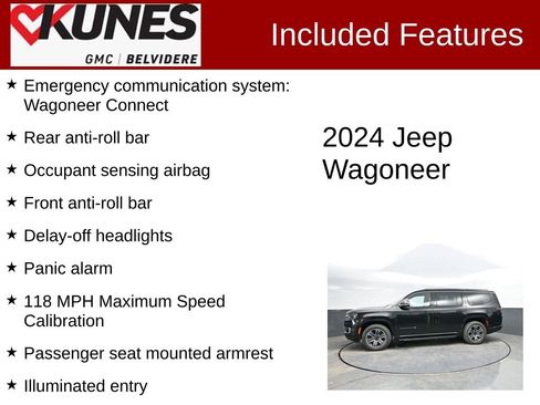 Used 2024 Jeep Wagoneer Series II w/ Flexible Seating Group AWD/4WD image 3