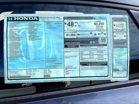 New 2026 Honda Civic Sport image 14