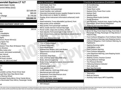 Used 2021 Chevrolet Equinox LT FWD image 35
