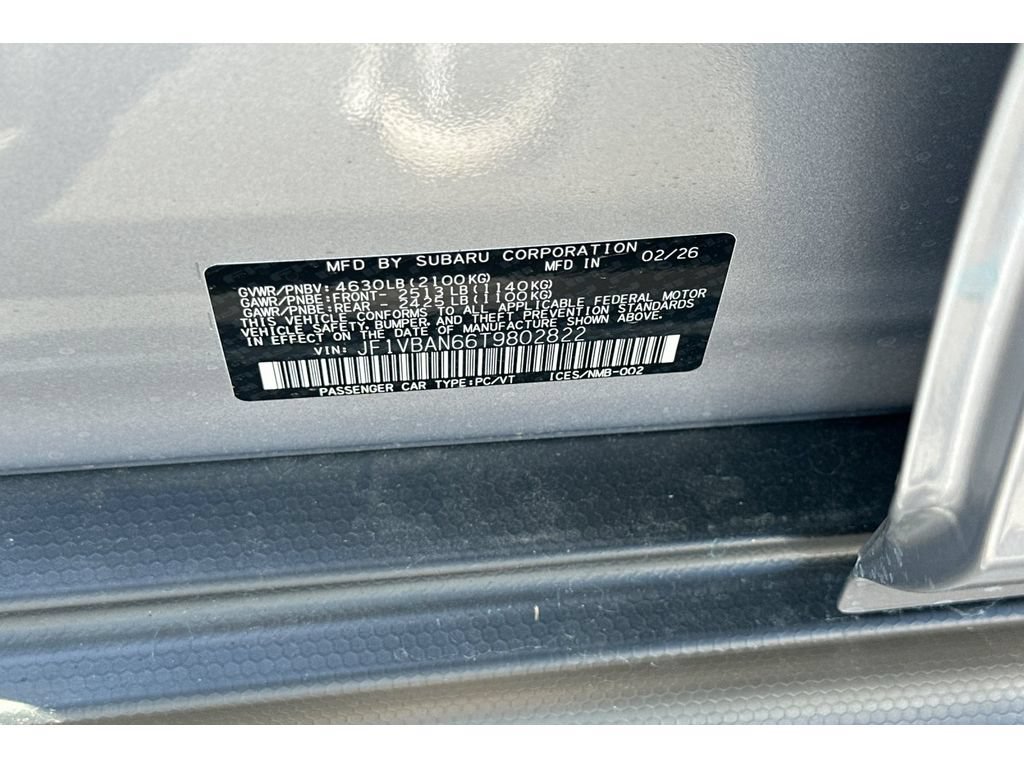 New 2026 Subaru WRX Limited w/ WRX Electronics Package AWD/4WD image 25