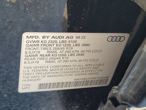 Certified 2024 Audi Q3 2.0T Premium w/ Convenience Package AWD/4WD image 31