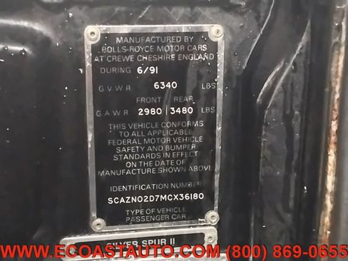 Used 1991 Rolls-Royce Silver Spur II image 21