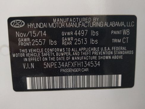 Used 2015 Hyundai Sonata Sport w/ Option Group 03 FWD image 33