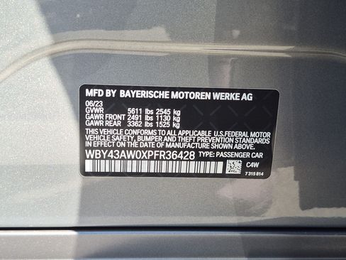Used 2023 BMW i4 eDrive35 w/ Parking Assistance Package RWD image 35