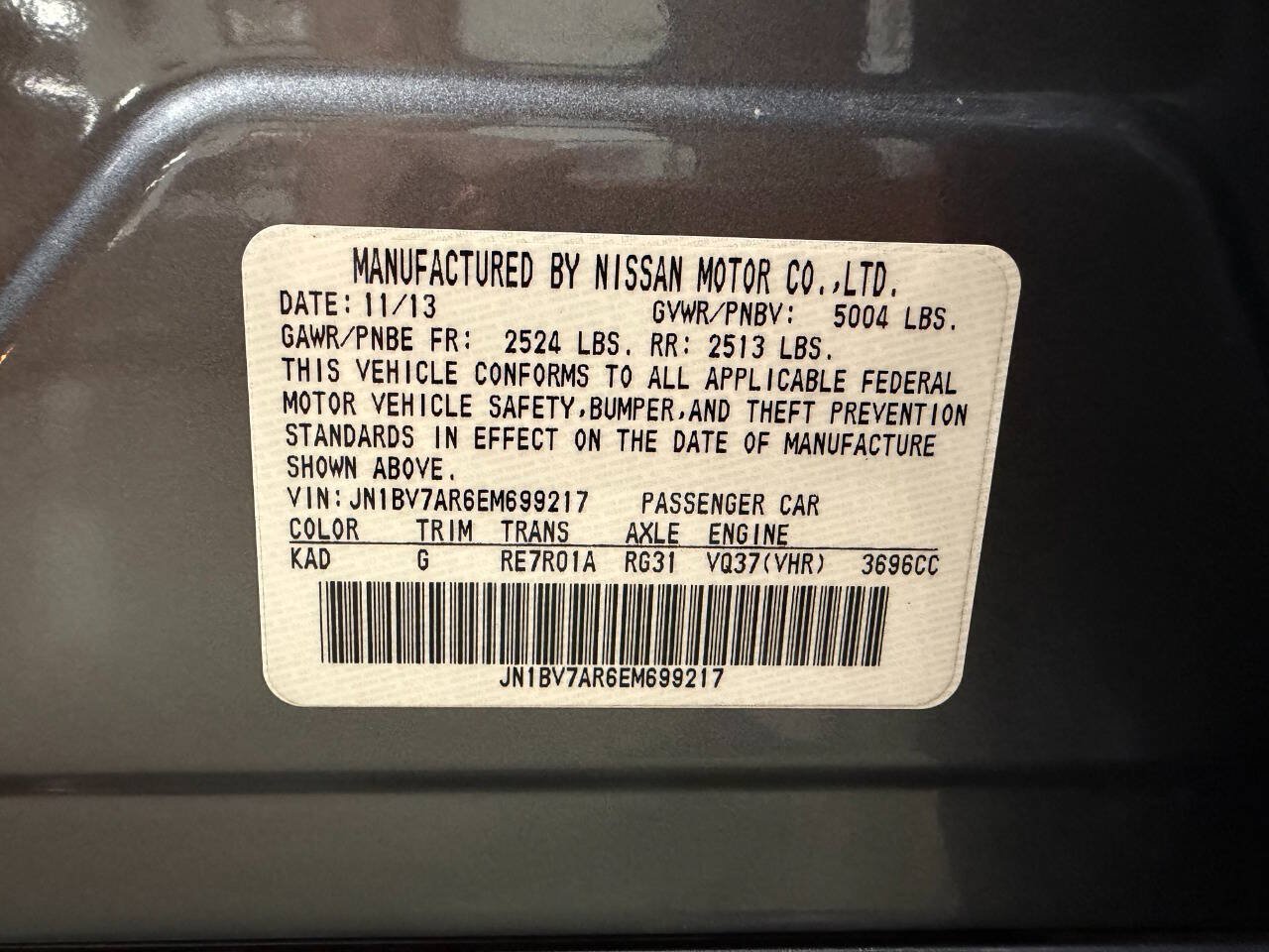 Used 2014 INFINITI Q50 AWD w/ Technology Package image 31