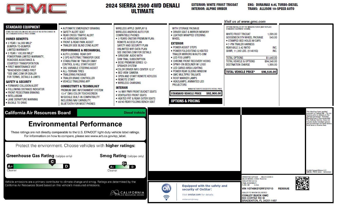 Used 2024 GMC Sierra 2500 Denali Ultimate AWD/4WD image 3